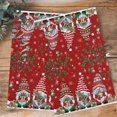 thumbnail image 4 of Red Gnomes Christmas 1 Pack Kitchen Towel, Water Absorbent Dish Towel, Xmas Ball Gifts Snowflake Decorative Hand Towels - Quick Drying Cloth for Cooking Baking, 18x28 Inch, 4 of 8