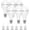 6PACK, variant on GMOX Rechargeable Emergency Light Bulbs 6Pack 9W for Home Power Outage