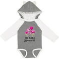 thumbnail image 3 of Inktastic My Nana Loves Me with Two Flamingos Boys or Girls Long Sleeve Baby Bodysuit, 3 of 5
