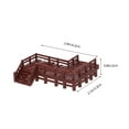 thumbnail image 2 of Luxshiny Miniature Landscaping Bridge Bridge Ornament Plastic Decoration Pcs, 2 of 8