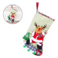 thumbnail image 3 of Medias de Navidad Medias colgantes para chimenea Árbol de Navidad Decoración Ciervo Sunnimix Medias festivas, 3 of 7