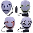 thumbnail image 3 of Face Cover Anime Glowing Headgear Party Cosplay Props Para Mujeres Hombres Inevent HA044584-02, 3 of 6