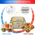 thumbnail image 4 of Pioneer Flower Floral Print Pattern Womens Lunch Box for Work,Insulated Large Lunch Bag for Tween and Teen,Loncheras Para Mujer,Leakproof Adult Lunch Bag for Work,Beach,Travel,Picnic,Camping, 4 of 7