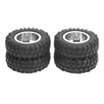 thumbnail image 2 of Keenso 2Pcs RC Rear Twin Tire Wheel Tyre 55mm Dia Fit for WPL D12 1/10 Remote Control Truck,RC Wheel for WPL,RC Rear Tires, 2 of 7