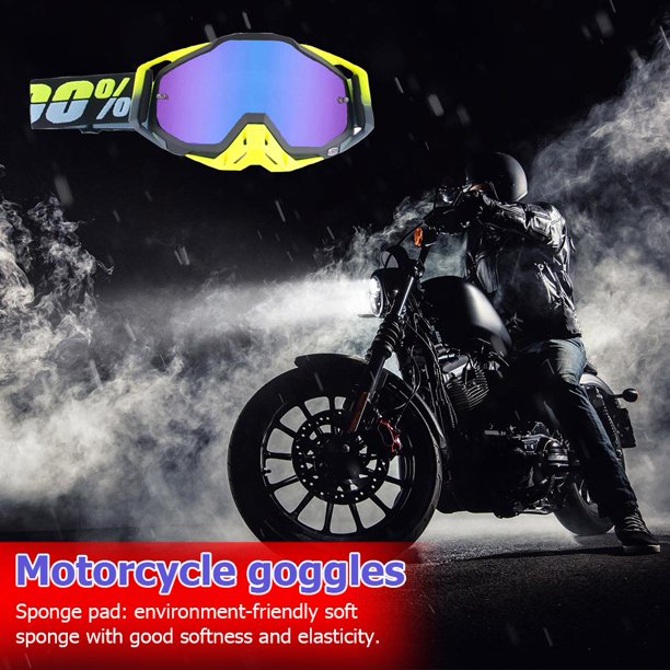 Gafas de Motocross para motocicletagafas de carreras a prueba de viento y polvo para exterioresgafas Likrtyny Accesorios para autos y motos