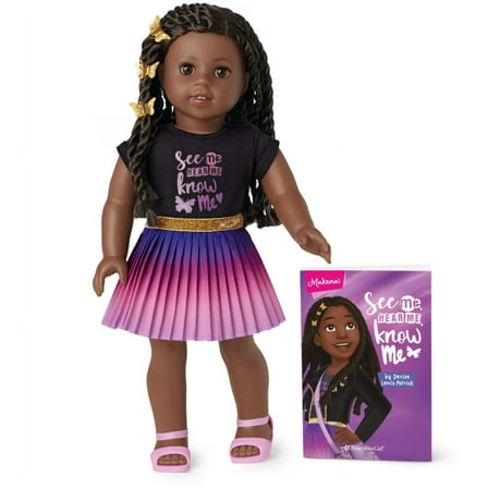 American Girl Makena Williams Doll and Book, 18 in