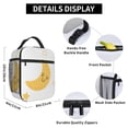 thumbnail image 6 of PUREYAH Insulated Lunch Bag with Strap, Reusable Work Thermal Cooler Elements Weather Characters Tote Bag with Water Bottle Holder for Adult Women Men, 6 of 6