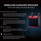 thumbnail image 4 of Seitruly Conexión Bluetooth de plástico Inalámbrico K Sing para cualquier ocasión Altavoz de graves de gran diámetro y alta potencia Electrónica negro, 4 of 6