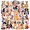 4A, variant on cartoon Dog Stickers Stickers, Waterproof Dog Stickers Sticker for Water Bottle Laptop Phone Cases Planner Skateboard Luggage Helmet Party Favor Decor, Ideal for Adults Teens Teacher Rewards