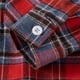 thumbnail image 3 of Gibobby Tirantes Para Camisa Chaqueta de franela para niños pequeños, a cuadros, de manga larga, con solapa y botones, para bebés, niños y niñas, camisa, abrigo(Rojo, 12-18 Meses), 3 of 5