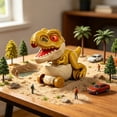 thumbnail image 6 of Yannianjz Toys Under $5, Inertial DinosaurToyCar, Push and Go Friction Powered Vehicle, Plastic Stunt Car forKidsToddlers BoysGirls, 6 of 6