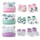 thumbnail image 1 of Cute Baby Hat Newborn Bonnet Gloves Socks Set Beanie Hats Ear Shape New Born Gift Photography Props Infant Fashion Accessories261-3year He Qiyong unisex, 1 of 1