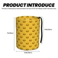 thumbnail image 3 of Honeii Burger 1 Print Waterproof Car Trash Can,Waterproof Portable Collapsible Trash Can,Garbage Container fits Most Cars,SUVs,and Trucks, 3 of 7