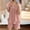 Pink, variant on Goodtrade8 2 Piece Womens Pajamas Breathable Camisoles Loungewear Sleeveless Solid Color Casual Holiday Pajamas for Women
