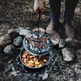 thumbnail image 2 of Uno Casa Olla holandesa de hierro fundido para camping - Olla con tapa presazonada de 5,6 litros ide, 2 of 8