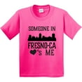thumbnail image 3 of Inktastic Fresno California Someone Loves Me Skyline Youth T-Shirt, 3 of 5
