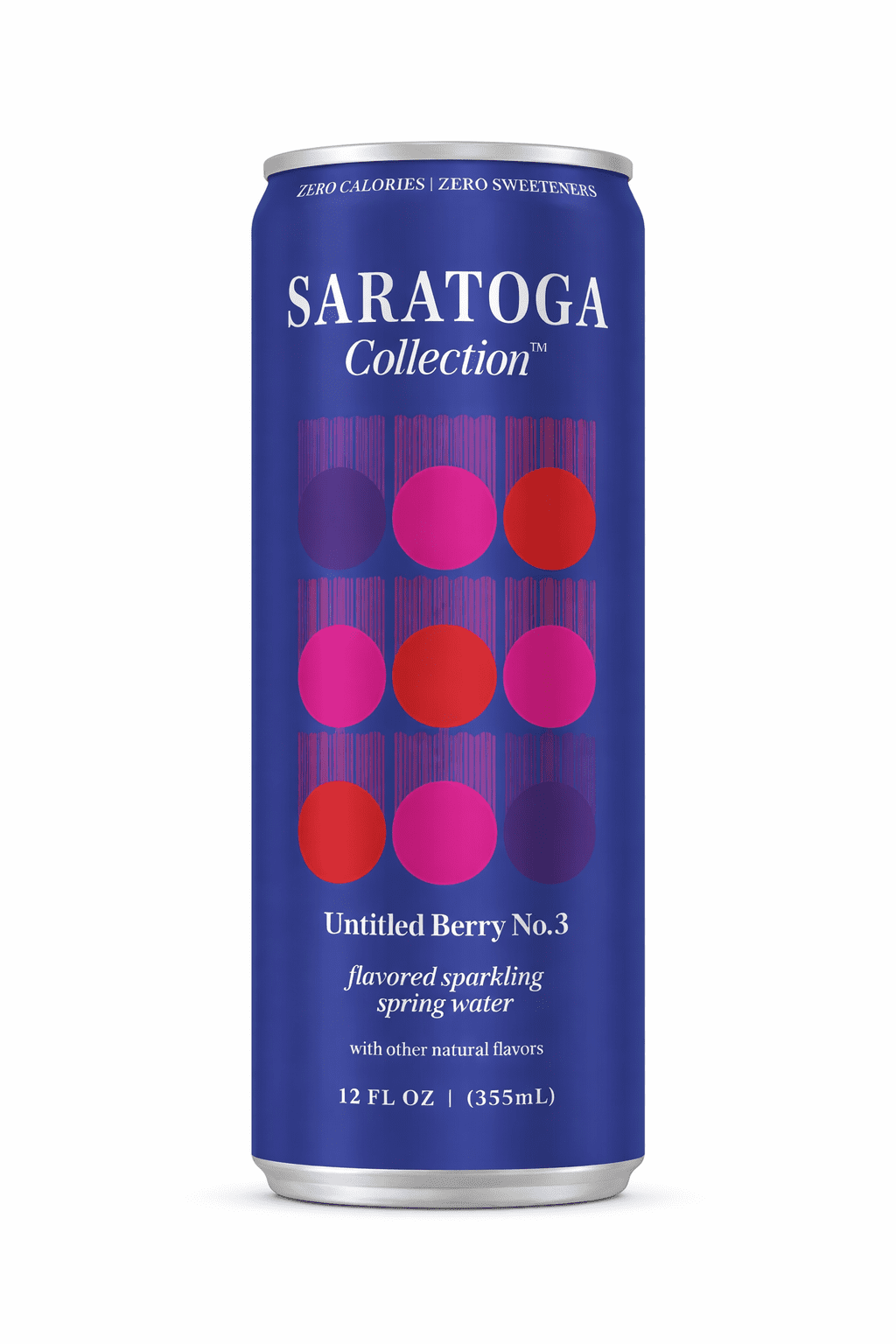 (2 pack) Saratoga Collection Sparkling Spring Water 4 Pack Variety, 12 oz Cans