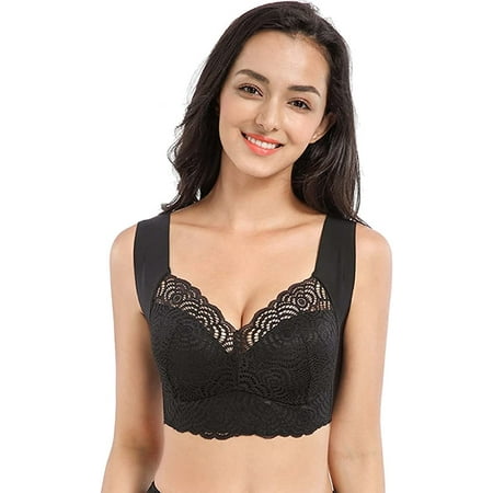 

PrettyHealth Lymphvity Detoxification and Shaping & Powerful Lifting Bra Sexy Lace Sports Sleep Wireless Lift Up Bra