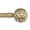 Gold, variant on H.VERSAILTEX Contemporary 0.75 Inch Stainless Steel Ball and Cage Adjustable Single Curtain Rod 28-48 Inches,Pewter