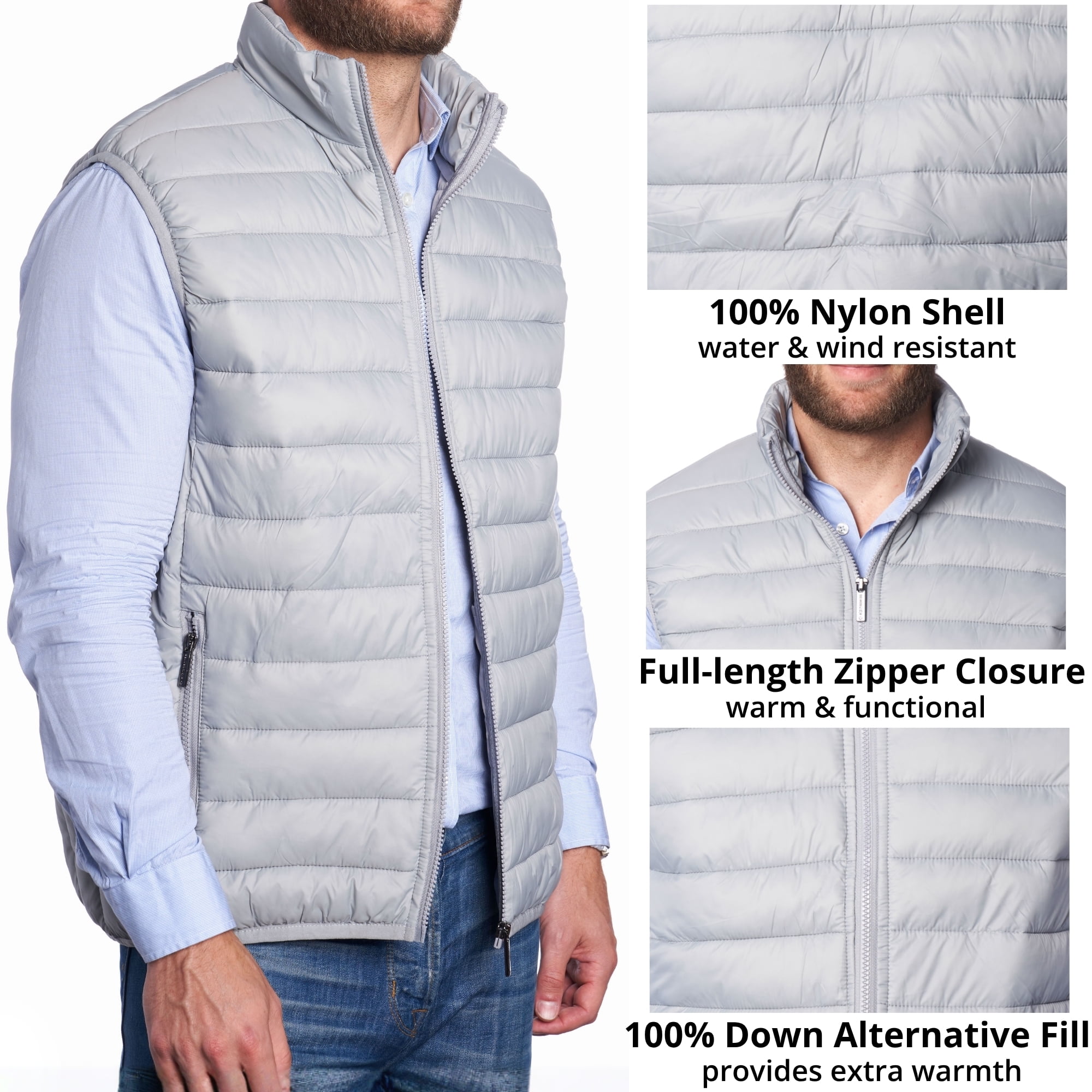 Alpine Swiss Clark Men's Lightweight, Packable, Water Resistant
