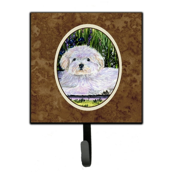 Caroline's Treasures SS8430SH4 Coton de Tulear Leash or Key Holder, Single Hook, multicolor