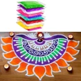 thumbnail image 2 of Creativity Diwali Floor Rangoli Art Ceramic Colours Diwali Rangoli Color Powder, 2 of 3