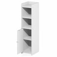thumbnail image 6 of Furinno FULDA 5-Tier Narrow AdJUSTable Shelves Bathroom Cabinet White, 6 of 6