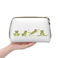 thumbnail image 4 of Gaeub Hunting Frog Printed Travel Cosmetic Bag,Makeup Bag, Large Capacity Toiletry Bag for Women, Portable Pouch Make Up Organizer with Zipper and Divider, 4 of 8