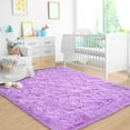 thumbnail image 5 of Softlife Super Fluffy Rugs Ultra Soft Shag Rug for Bedroom Living Room,6'x9',Purple, 5 of 7