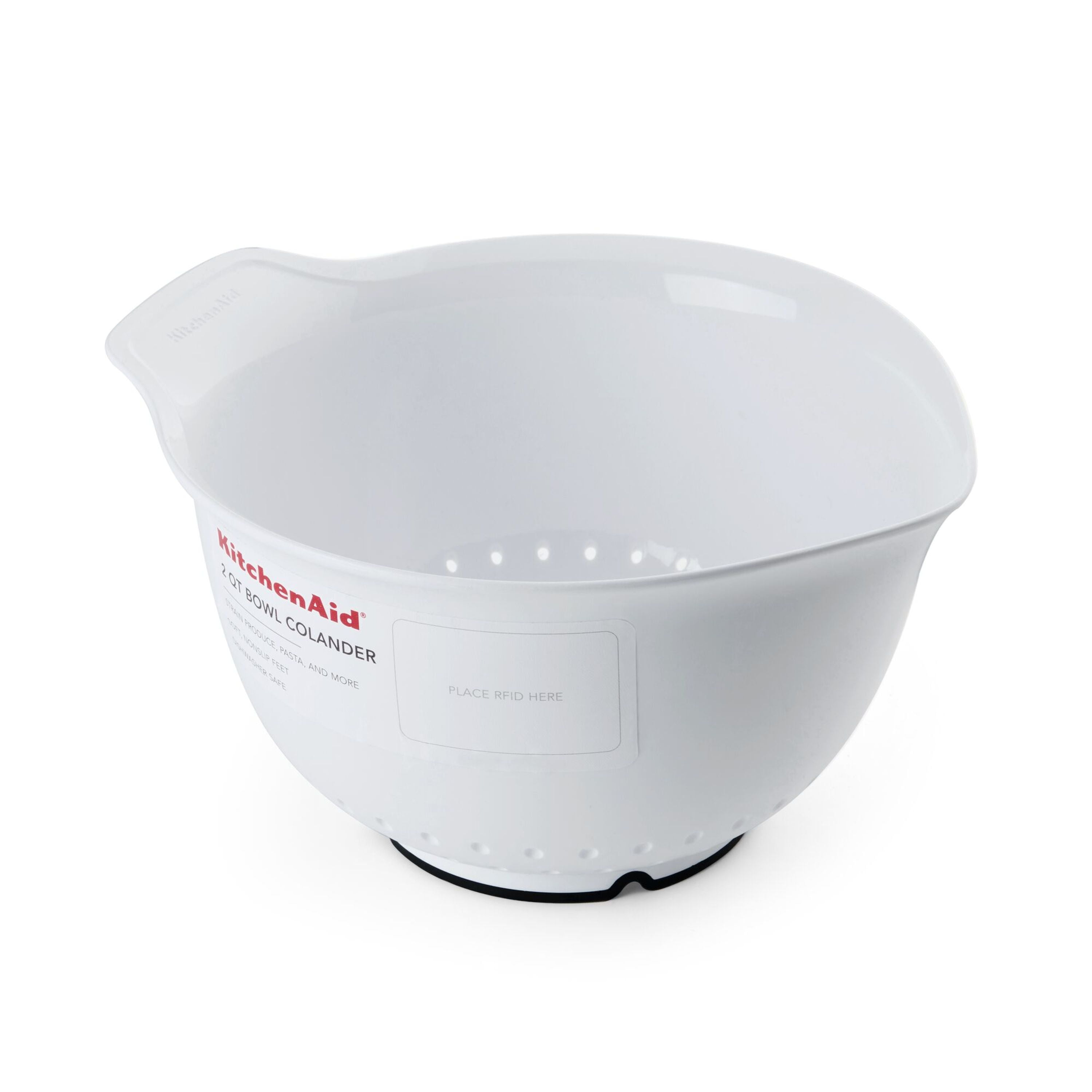 KitchenAid Universal 2 Quart Bowl Colander White