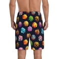 thumbnail image 2 of Yiaed Lovely Planet for Men's Soft Sleep Pajama Short Lounging Pajama Shorts-Small, 2 of 8