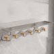 thumbnail image 4 of Wall Mounted Coat Hook Rack | Alloy & Wood Organizer | Five-Hook 14.17" or Six-Hook 16.53" | Gray | Multi-Purpose Clothes Hanger for Porch Bathroom Kitchen Bedroom | Space-Saving Storage Shelf, 4 of 6