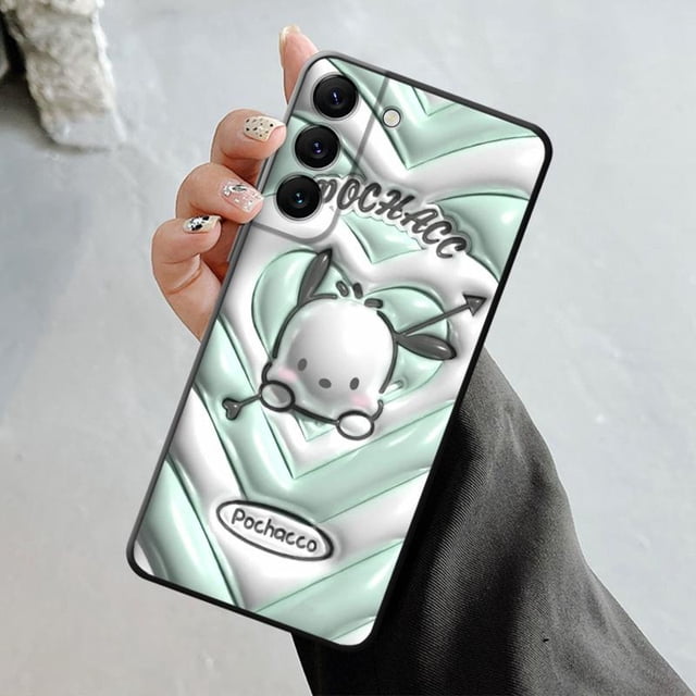 Funda de teléfono para Samsung Galaxy S23 S22 S21 S20 FE Ultra S10 S9 S8 Plus Note 20Ultra 10Plus, rosa, bonita, Hello Kitty, Kuromi, My Melody xuanjing unisex