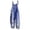 Purple, variant on Conairie Women Bib Overalls Flower Print Beach Vacation Trendy Jumpsuits Straight Leg Pants Black L
