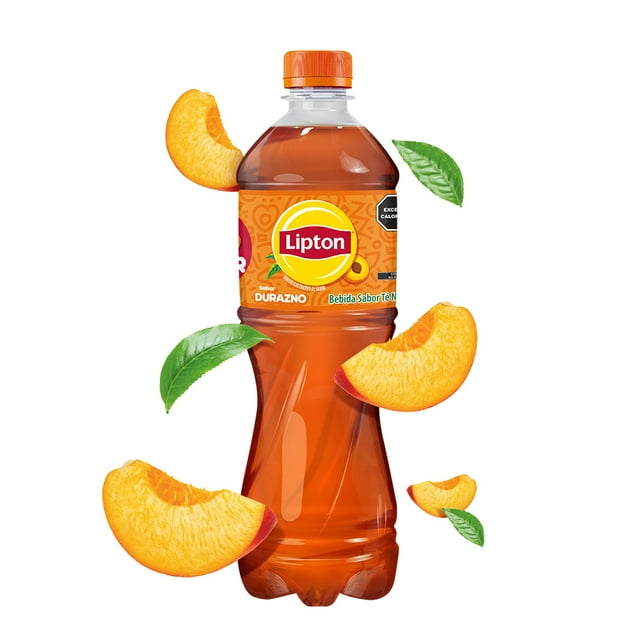 Té negro Lipton sabor durazno 600 ml