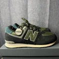 thumbnail image 4 of New Balance 574 Black Green Kids Shoes Size 4 New In Box U574KBG, 4 of 6