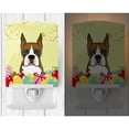 thumbnail image 2 of Caroline's Treasures BB1905CNL Boxer Easter Egg Hunt Ceramic Night Light, 6x4x3", multicolor, 2 of 2