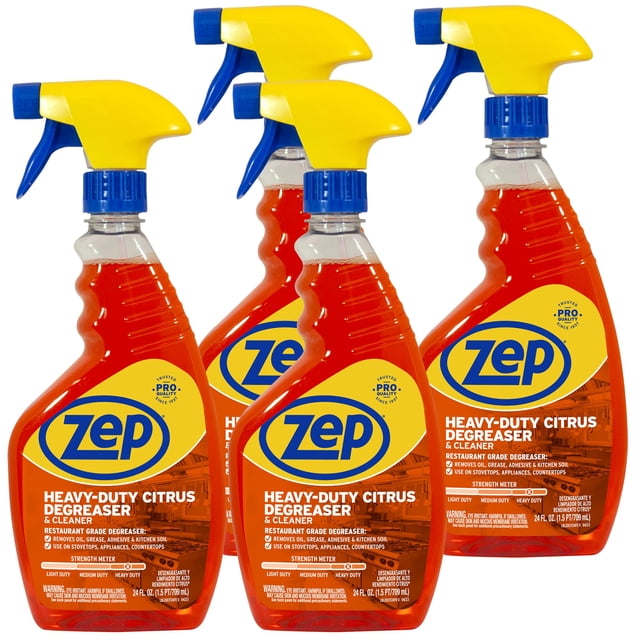 Limpiador Zep Cítrico de Alta Resistencia en Spray 709 ml Paquete de 4
