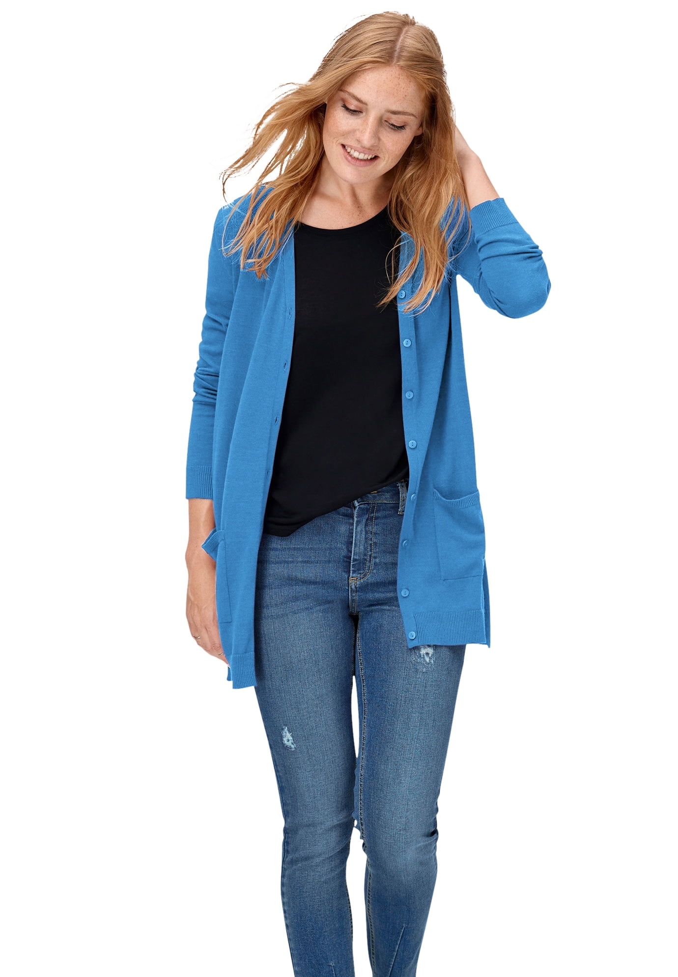 cornflower blue sweater women's
