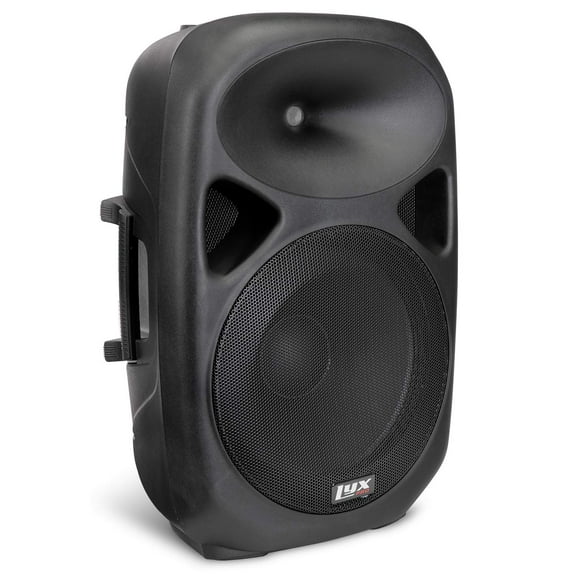 LyxPro 15 Inch Active PA Rechargeable Battery Speaker System, Bluetooth, MP3, USB, SD Card Slot, Foldable Carry Handle, Easy Carry Wheels-SPA-15 BAT
