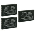 thumbnail image 1 of Kastar 3-Pack Battery Replacement for Panasonic WX-B3030 WX-B3030M BX-B3030 CE-3030 Battery, Panasonic WX-T3020 WX-H3030 WX-H3050 WX-CH450 WX-CT420 Headset System, 1 of 3