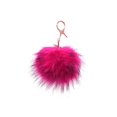 thumbnail image 1 of CC Fox Faux Fur Cell Phone Purse Key Chain, Hot Pink, 1 of 2