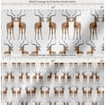 thumbnail image 2 of Soimoi Cotton Voile Fabric Deer Animal Printed Craft Fabric by The Yard 42 Inch Wide, 2 of 7