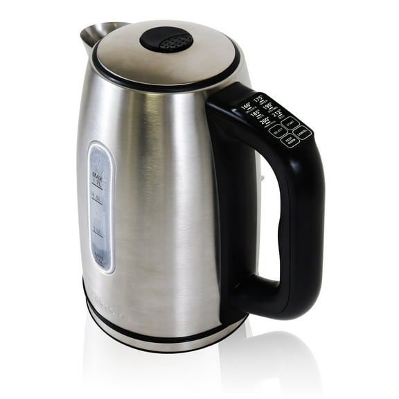 Kenmore 1.7L Cordless Electric Tea Kettle with 6 Temperature Pre-Sets