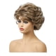 thumbnail image 1 of Peluca de pelo rizado con flequillo corto y oblicuo de fibra química, elegante accesorio para la cabeza para mujer y niña (como se muestra), 1 of 7