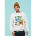 thumbnail image 2 of Colorful Dippin' Dots Ice Cream Treats - Fun Dessert Graphic Men's Sweatshirt, 2 of 4
