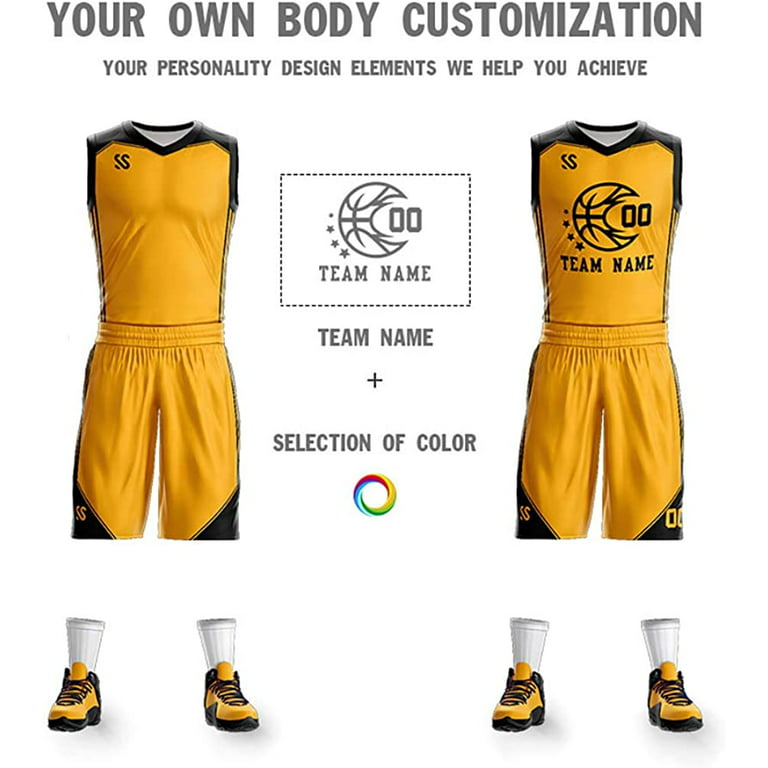  Custom Men's Youth Basketball Jersey Shorts Athletic