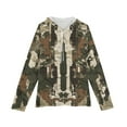 thumbnail image 6 of Men’s Camouflage Pullover Hoodie With Adjustable Drawstring Lightweight Soft Fleece Sweatshirt For Outdoor Activities,Size M-3XL, 6 of 6