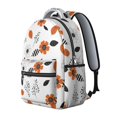 thumbnail image 2 of Pioneer Flower Floral Print Pattern Backpack for School, Cute School Bag with Adjustable Shoulder Straps and Padded Back, 15.3"x11"x7.1", 2 of 5