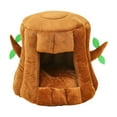thumbnail image 2 of Cat Sleeping Bed Cushion Dog Bed for Rabbit Medium Large Cats Doggy Brown, 2 of 8